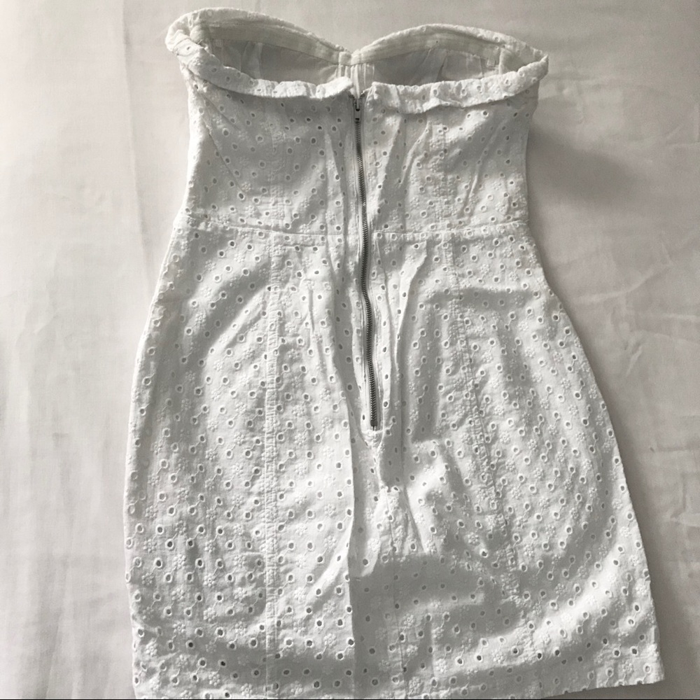 🤍 White eyelet bombshell sweetheart dress - Picture 6 of 6